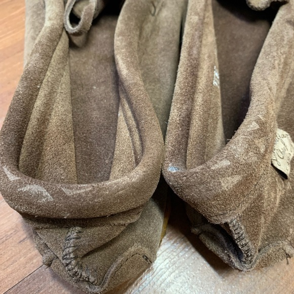 Laurentian Chief Moccasins Women's Moccasin Brown Suede Size 8 - Picture 2 of 7